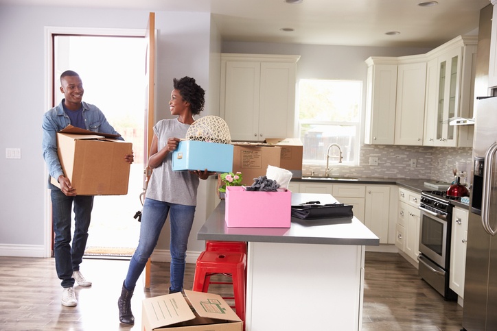 couple moving into new house