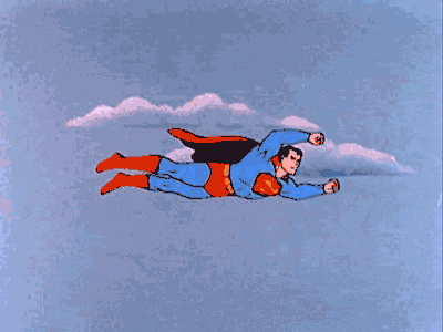 superman flying